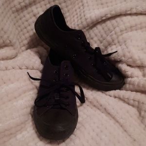 All black Converse